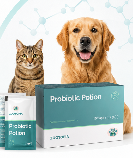 Kedi ve Köpek Zootopia Probiotic (Probiyotik) Potion 1,2 Gr x 10 Saşe