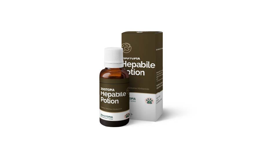 Kedi ve Köpek  Hepabile Potion - Karaciğer ve Safra Destekleyici 120 ml