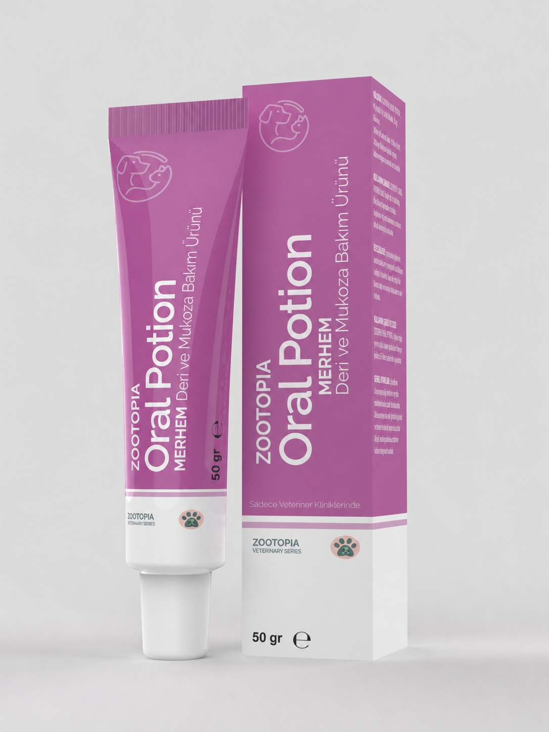 Kedi ve Köpek Oral Potion - Hayvanlarda Ağız ve Diş Eti Merhemi 50 Gr