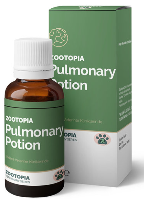 Kedi ve Köpek Zootopia Pulmonary Potion - Solunum Sistemi Desteği 120 ml