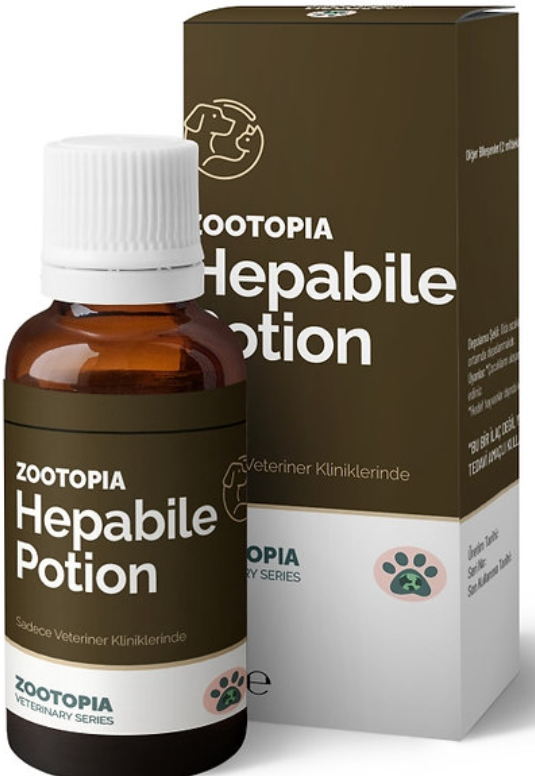 Kedi ve Köpek  Hepabile Potion - Karaciğer ve Safra Destekleyici 120 ml