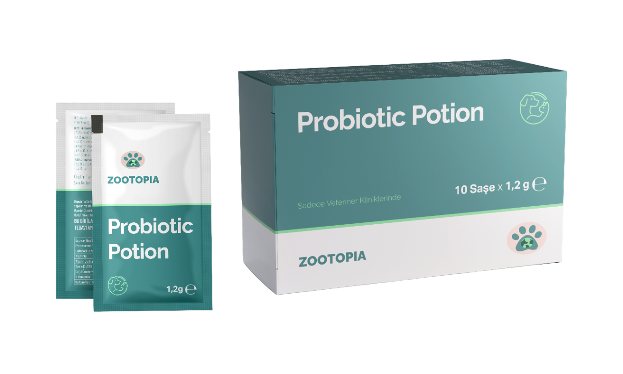 Kedi ve Köpek Zootopia Probiotic (Probiyotik) Potion 1,2 Gr x 10 Saşe