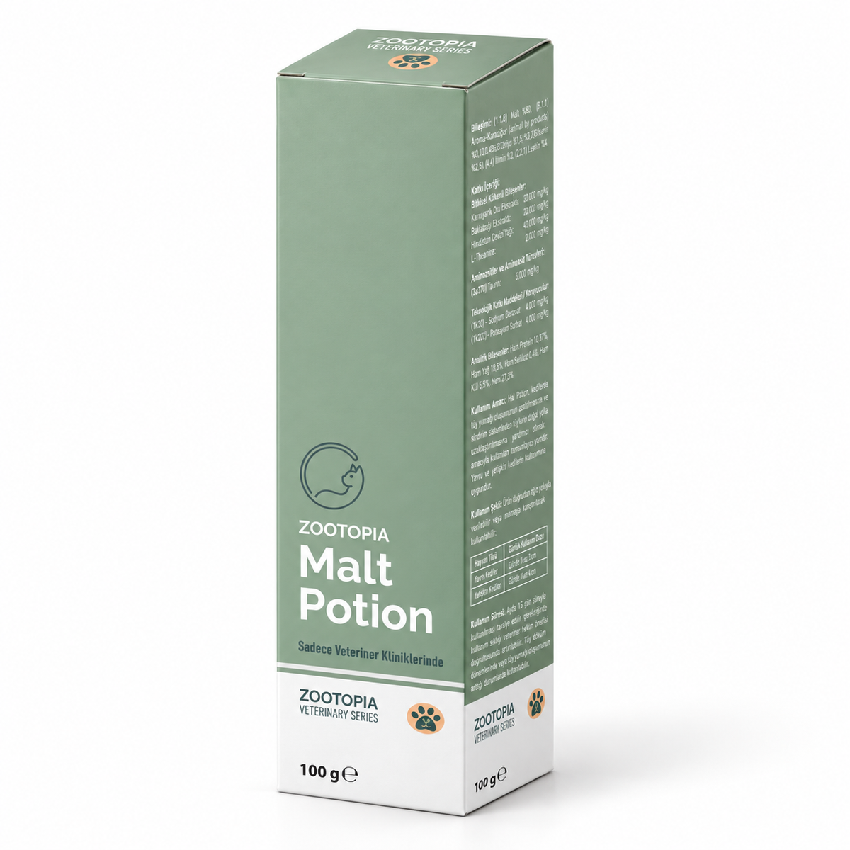 Kediler için Zootopia Malt Potion – Tüy Yumağı Önleyici 100 Gr